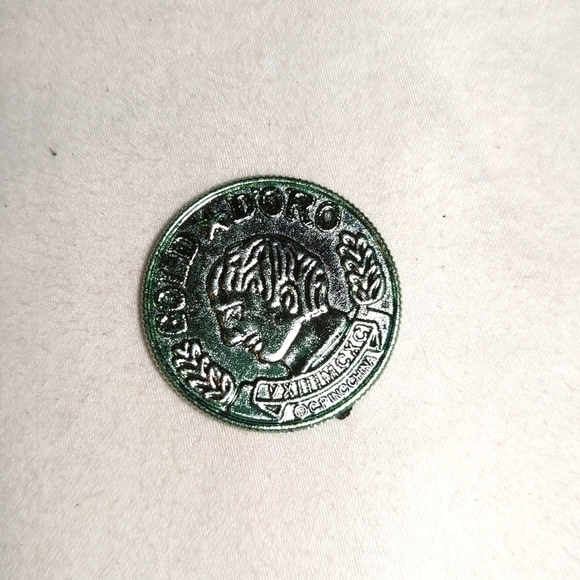 Plastic Coins, Gold Green Pink Party Decorations Favors Qty 127 coins - Picture 4 of 5